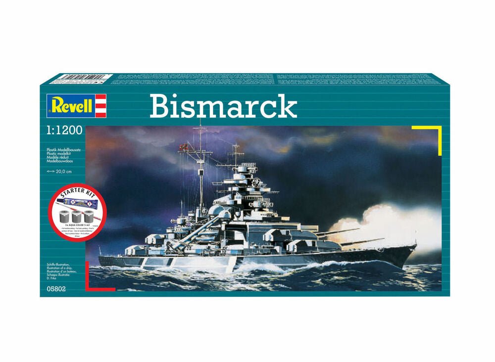 Revell Starter Kit – Bismarck (1:1200 Scale) in Malta | LAB7