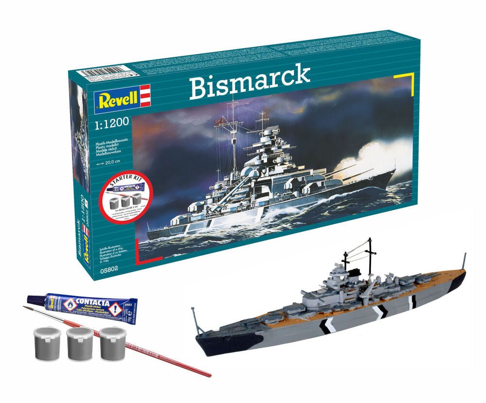 Revell Starter Kit – Bismarck (1:1200 Scale) in Malta | LAB7