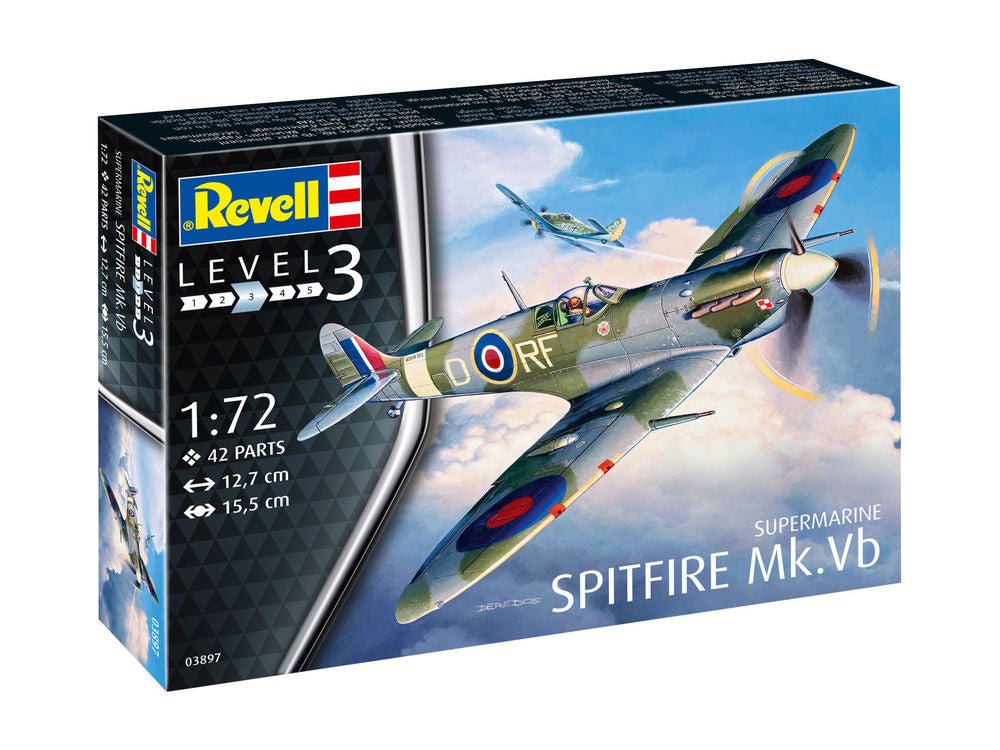 Revell Supermarine Spitfire Mk.Vb Model Kit (1:72 Scale) in Malta | LAB7