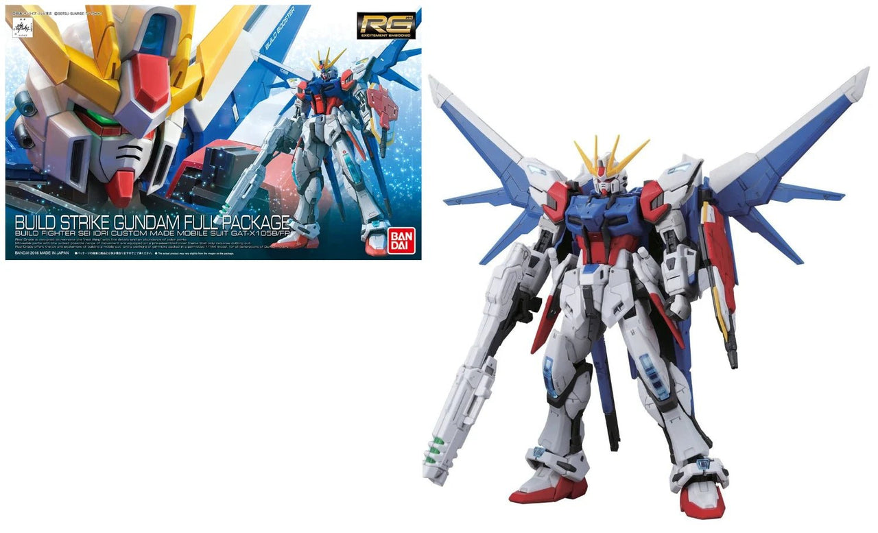 RG 1/144 Build Strike Full Package Model Kit – Gundam Build Fighters 4573102630841 by LAB7 Malta, Europe