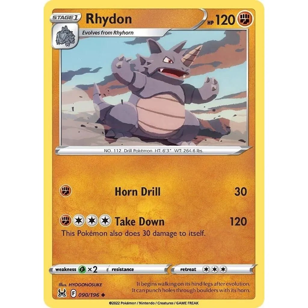 Rhydon (090/196) (SWSH11: Lost Origin) in Malta | LAB7