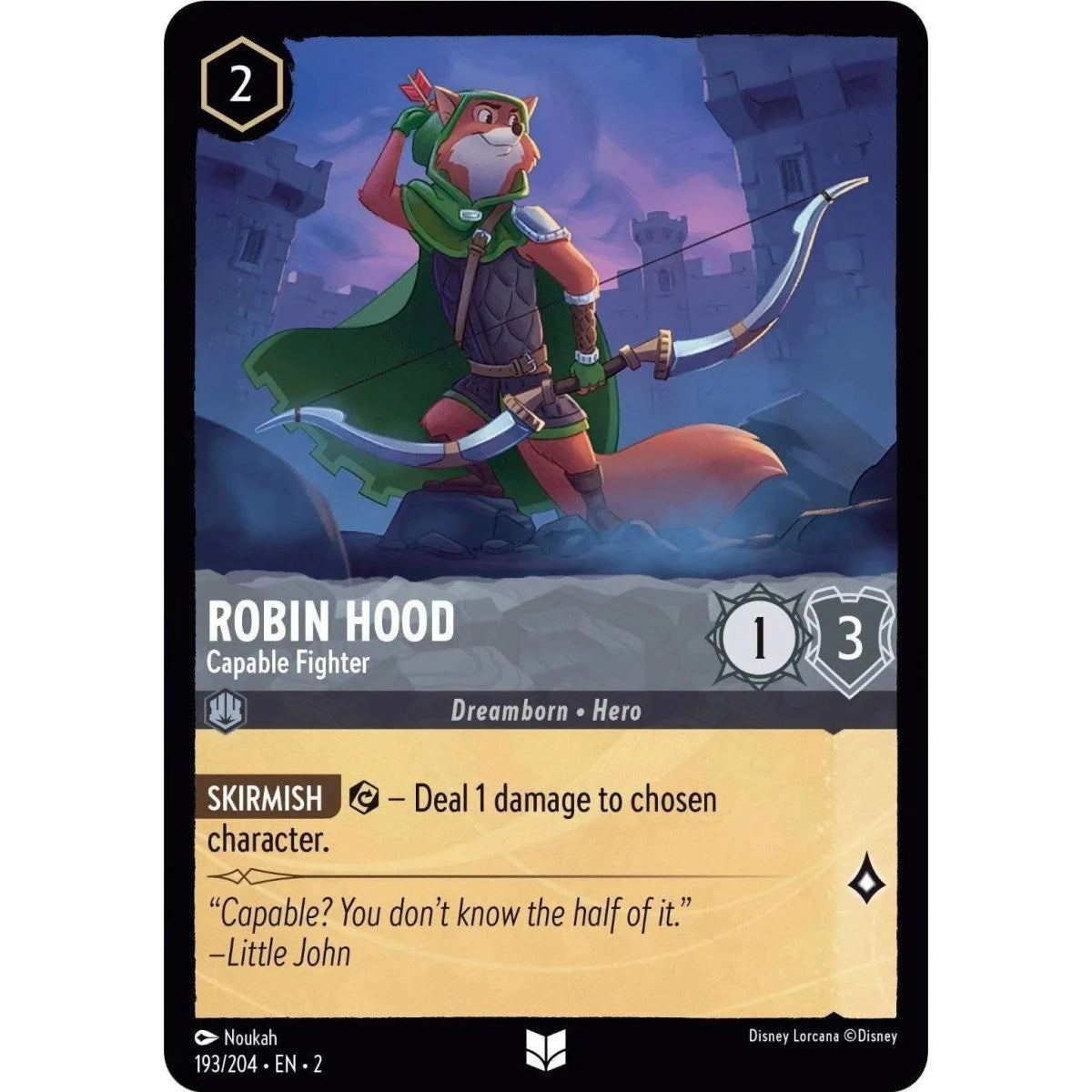 Robin Hood - Capable Fighter (193/204) (Rise of the Floodborn) in Malta | LAB7