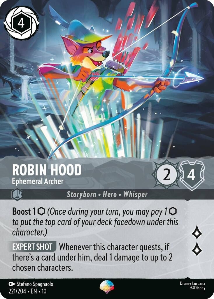 Robin Hood - Ephemeral Archer (Epic) (221/204) (Whispers in the Well) by LAB7 Malta, Europe