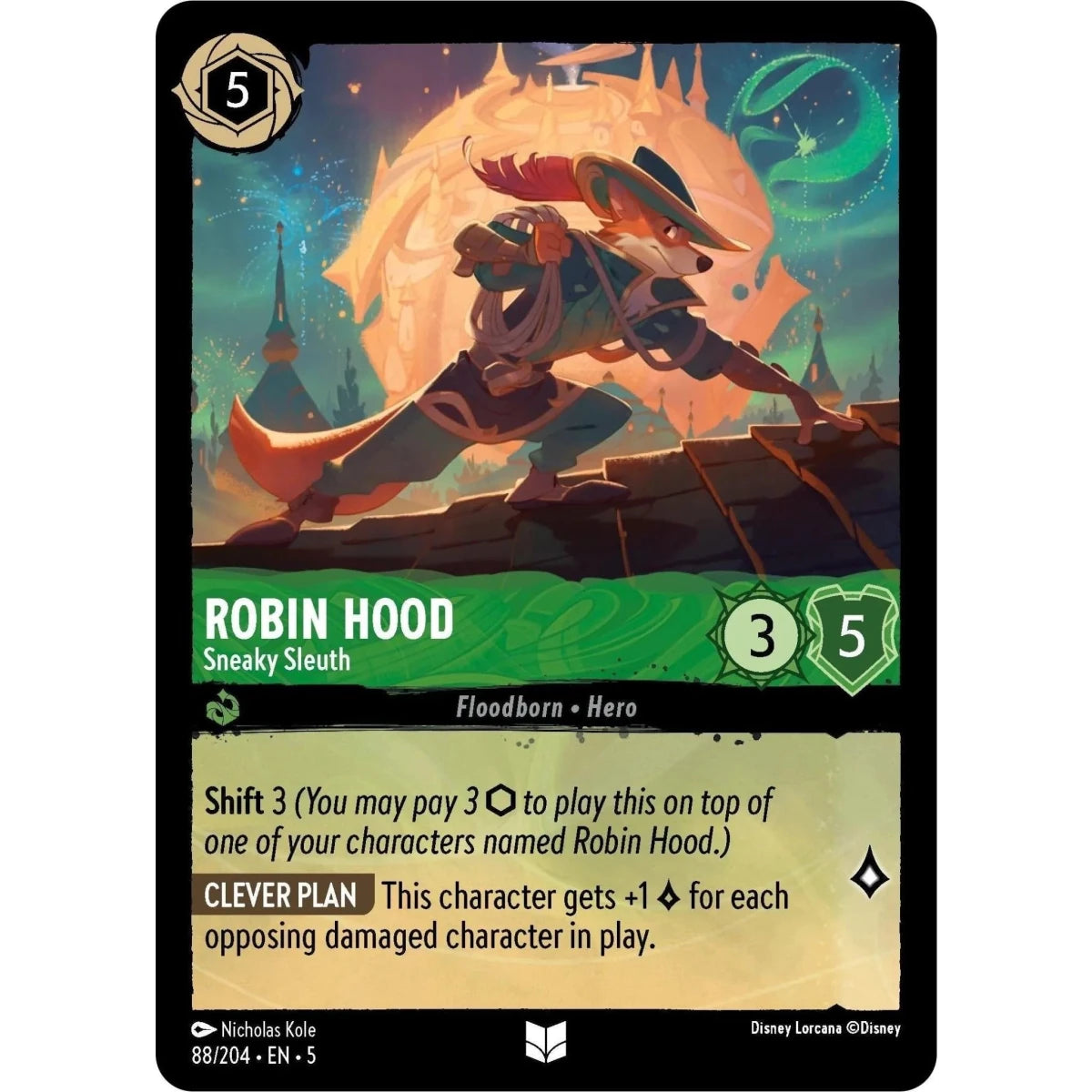 Robin Hood - Sneaky Sleuth (88/204) (Shimmering Skies) in Malta | LAB7