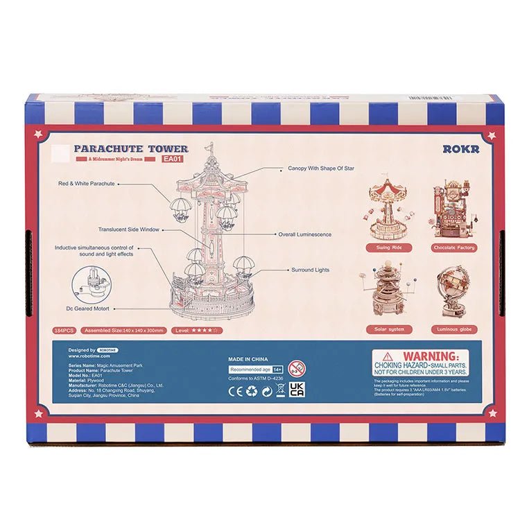 ROKR 3D Wooden Puzzle Parachute Tower EA01 in Malta | LAB7