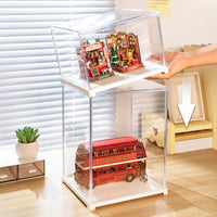 ROKR Acrylic Display Box Landscape Size S DF04L – Transparent Model Display Case in Malta | LAB7