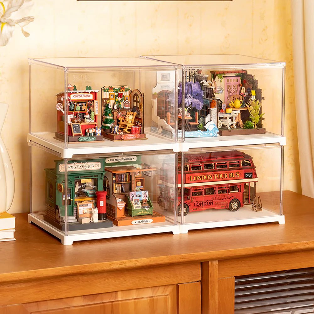 ROKR Acrylic Display Box Landscape Size S DF04L – Transparent Model Display Case in Malta | LAB7