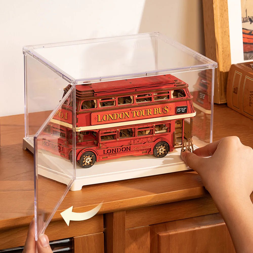 ROKR Acrylic Display Box Landscape Size S DF04L – Transparent Model Display Case in Malta | LAB7