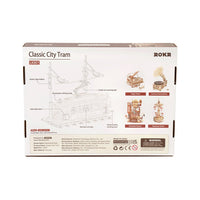ROKR Classic City Tram LK801 – Mechanical 3D Wooden Puzzle in Malta | LAB7