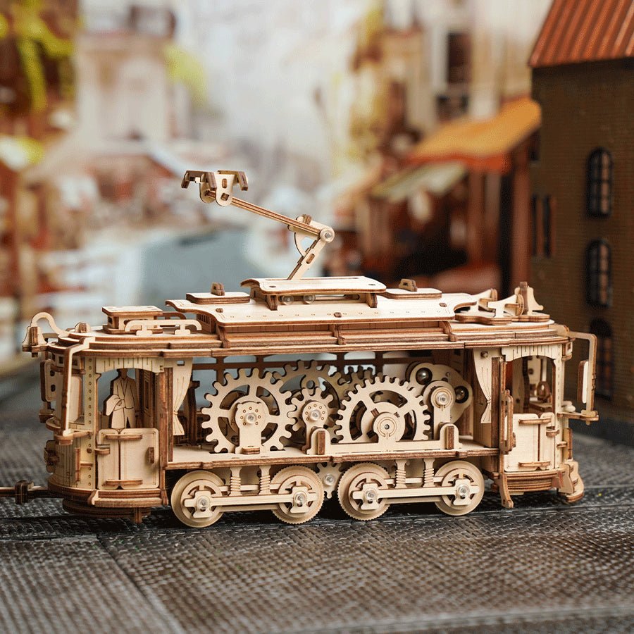 ROKR Classic City Tram LK801 – Mechanical 3D Wooden Puzzle in Malta | LAB7