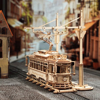 ROKR Classic City Tram LK801 – Mechanical 3D Wooden Puzzle in Malta | LAB7
