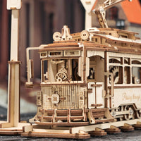 ROKR Classic City Tram LK801 – Mechanical 3D Wooden Puzzle in Malta | LAB7