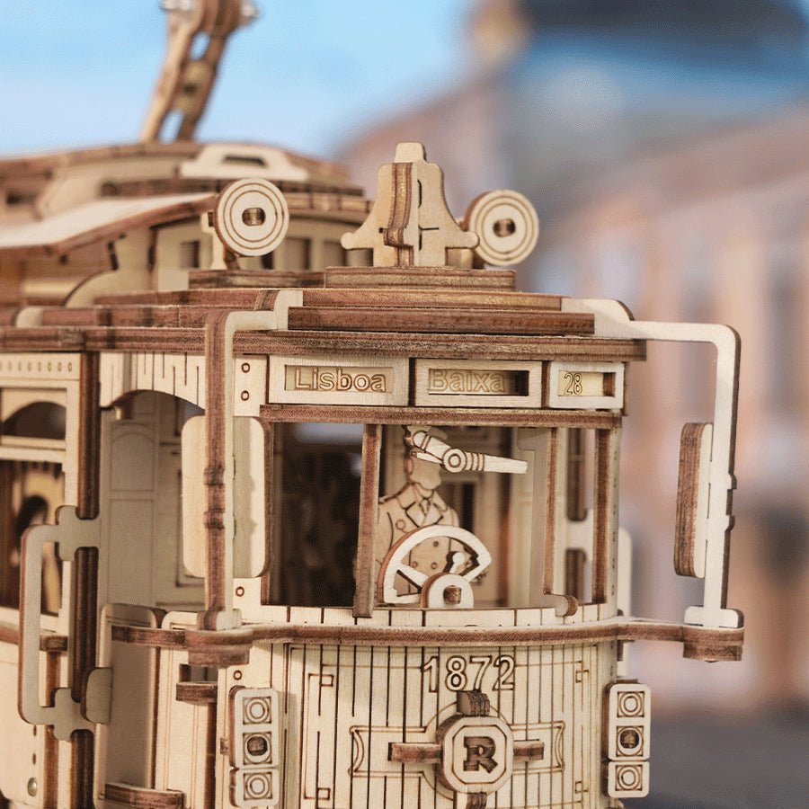 ROKR Classic City Tram LK801 – Mechanical 3D Wooden Puzzle in Malta | LAB7