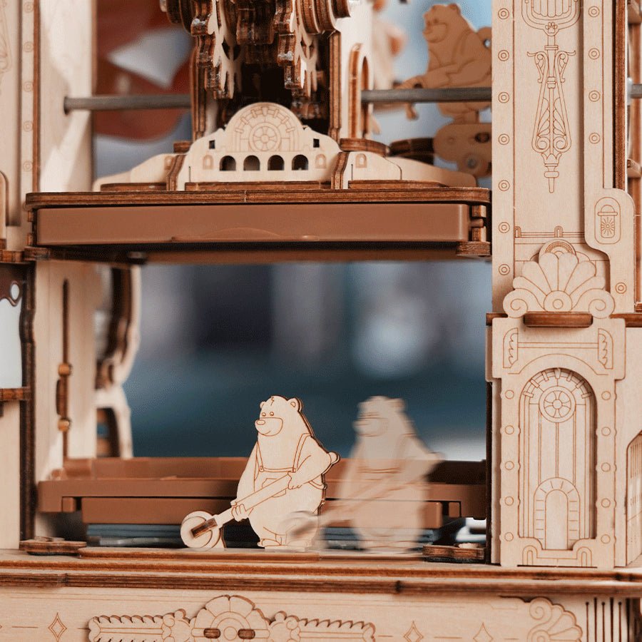 ROKR Classic Printing Press LK602 – DIY Mechanical Printing Machine 3D Puzzle in Malta | LAB7