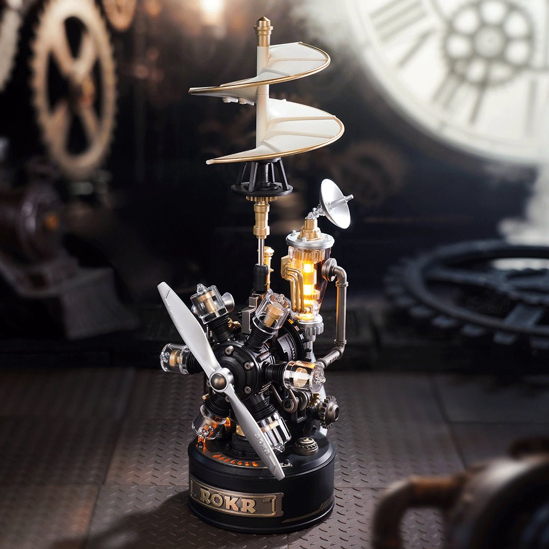 ROKR Da Vinci Helicopter CGL01 – Industrial City Series Mechanical Model in Malta | LAB7