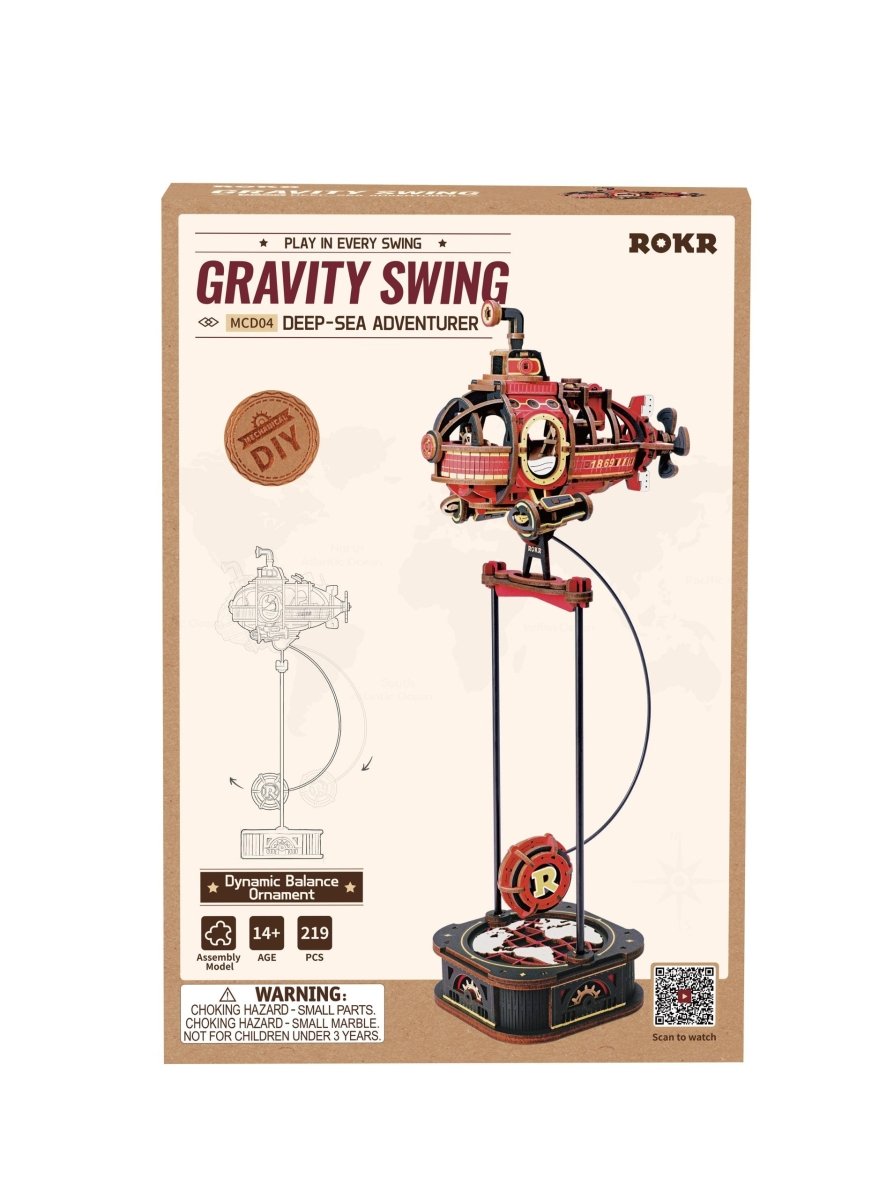ROKR Deep-Sea Adventurer MCD04 – Gravity-Powered Pendulum 3D Wooden Puzzle in Malta | LAB7