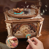 ROKR Diva Gramophone Music Box Wooden 3D Puzzle AMK82 in Malta | LAB7