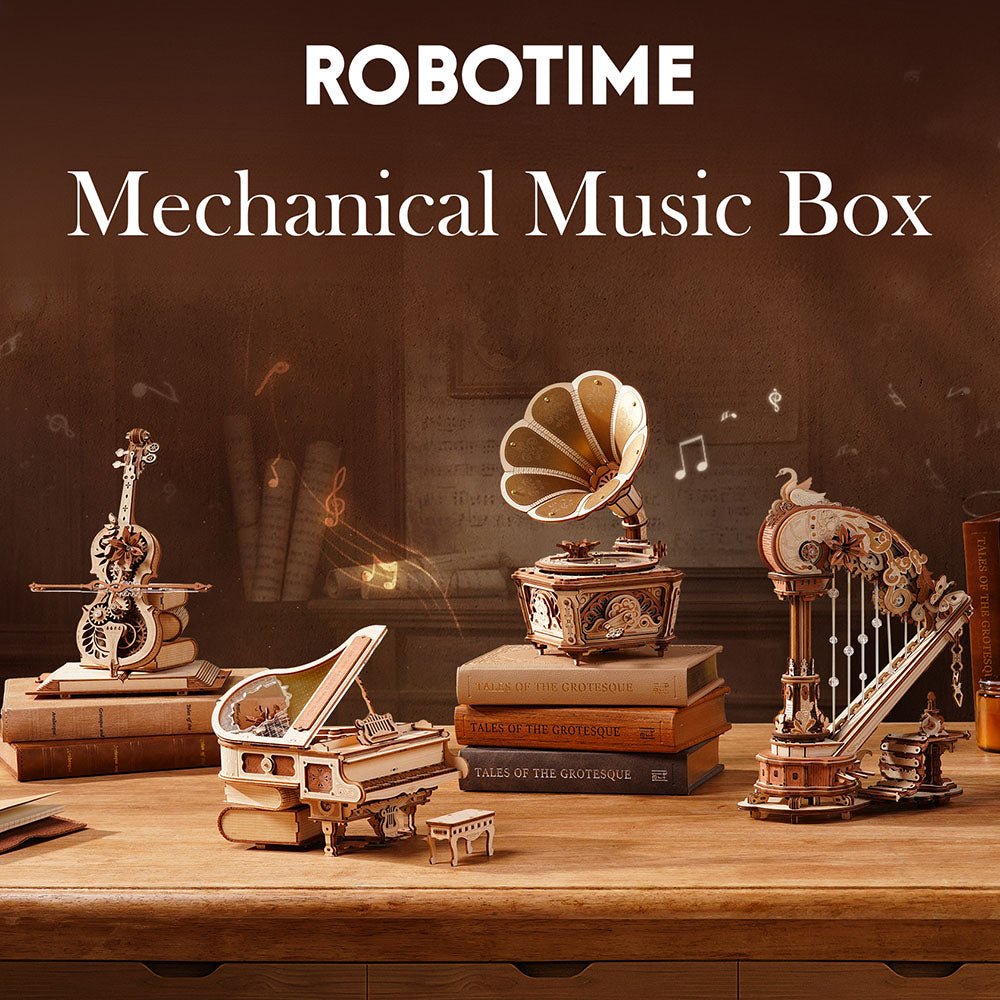 ROKR Diva Gramophone Music Box Wooden 3D Puzzle AMK82 in Malta | LAB7