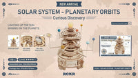 ROKR DIY 3D Wooden Puzzle Mechanical Orrery ST001 in Malta | LAB7