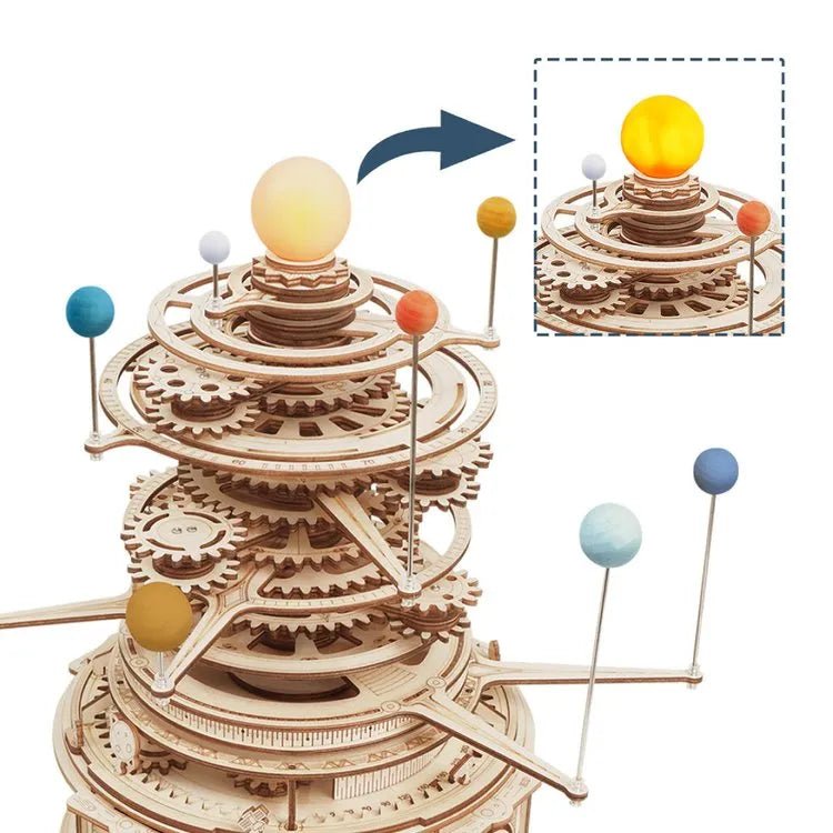 ROKR DIY 3D Wooden Puzzle Mechanical Orrery ST001 in Malta | LAB7