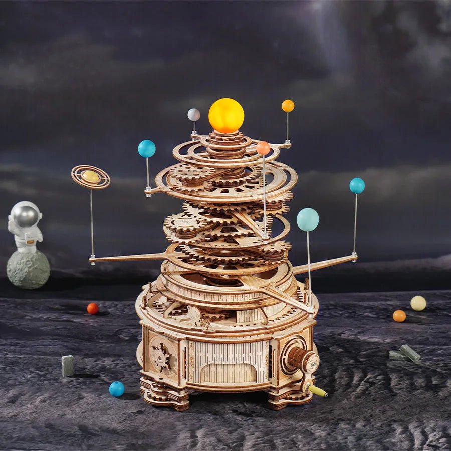 ROKR DIY 3D Wooden Puzzle Mechanical Orrery ST001 by LAB7 Malta, Europe