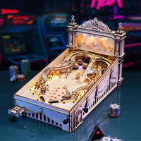 ROKR EG01 3D Pinball Machine – Mechanical Wooden Puzzle in Malta | LAB7