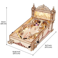 ROKR EG01 3D Pinball Machine – Mechanical Wooden Puzzle in Malta | LAB7