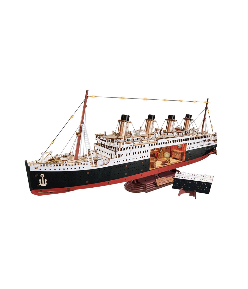 ROKR Eternal Atlantic Voyager TGL02 – 1912 Ocean Liner 3D Wooden Puzzle in Malta | LAB7
