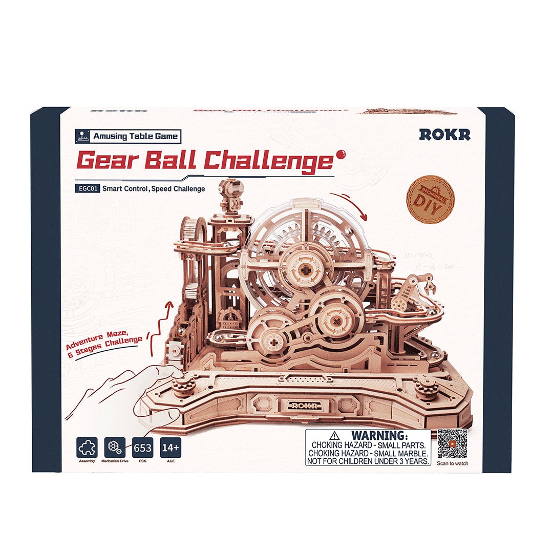 ROKR Gear Ball Challenge EGC01 – Interactive Marble Run 3D Wooden Puzzle in Malta | LAB7