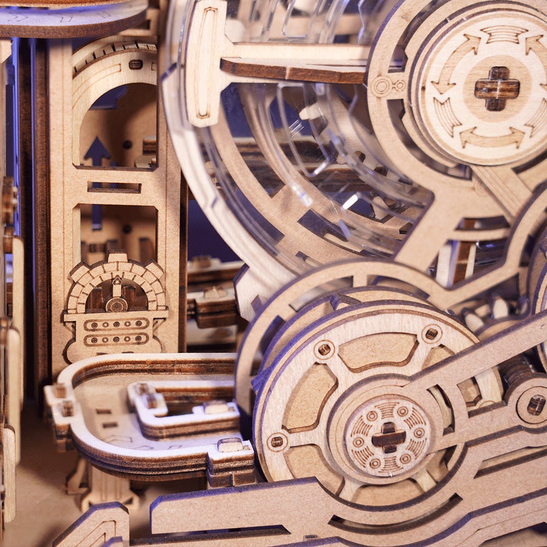 ROKR Gear Ball Challenge EGC01 – Interactive Marble Run 3D Wooden Puzzle by LAB7 Malta, Europe