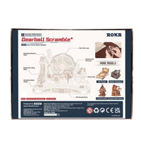 ROKR Gear Ball Challenge EGC01 – Interactive Marble Run 3D Wooden Puzzle by LAB7 Malta, Europe