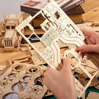 ROKR Grand Prix Car MC401 – 1:16 Vintage Sports Car 3D Wooden Puzzle in Malta | LAB7