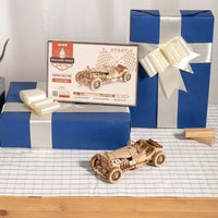 ROKR ROKR Grand Prix Car MC401 – 1:16 Vintage Sports Car 3D Wooden Puzzle by LAB7 Malta, Europe