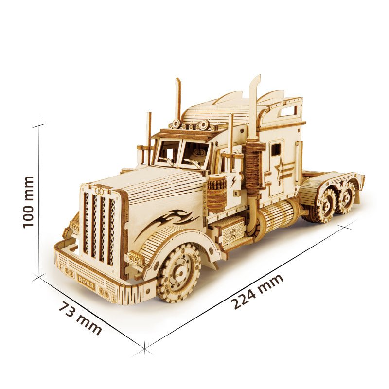 ROKR 3D Wooden Puzzle Heavy Truck MC502 by LAB7 Malta, Europe