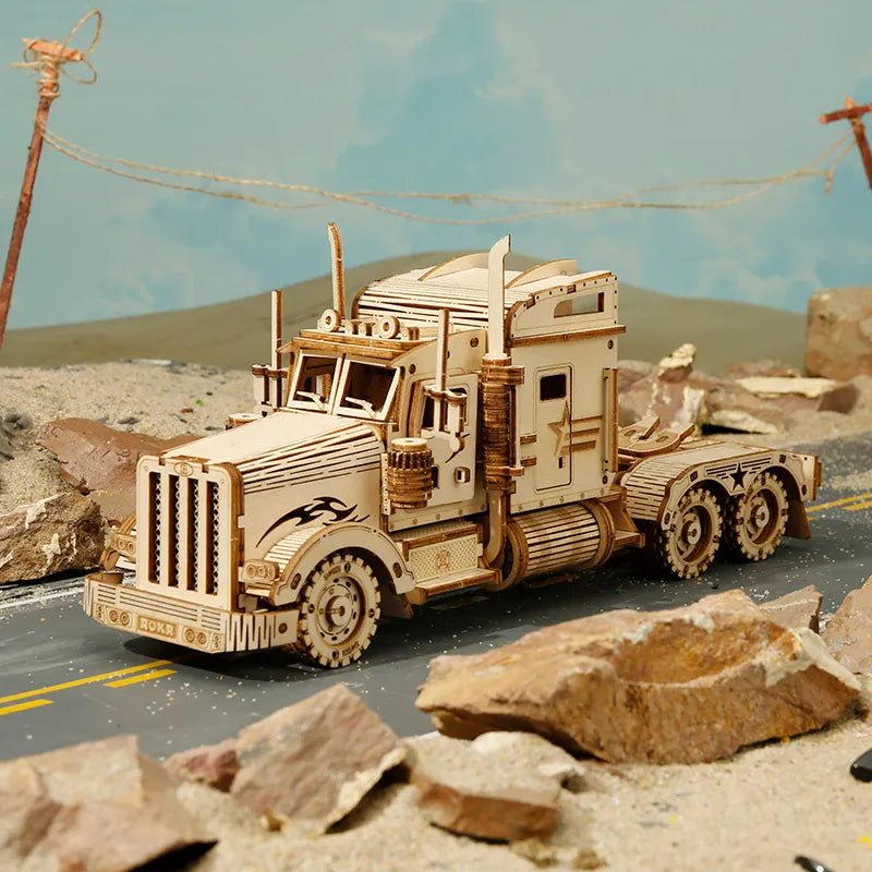 ROKR 3D Wooden Puzzle Heavy Truck MC502 by LAB7 Malta, Europe