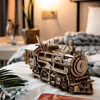 ROKR Locomotive LK701 – Mechanical Gears 3D Wooden Puzzle in Malta | LAB7