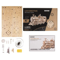 ROKR Locomotive LK701 – Mechanical Gears 3D Wooden Puzzle in Malta | LAB7