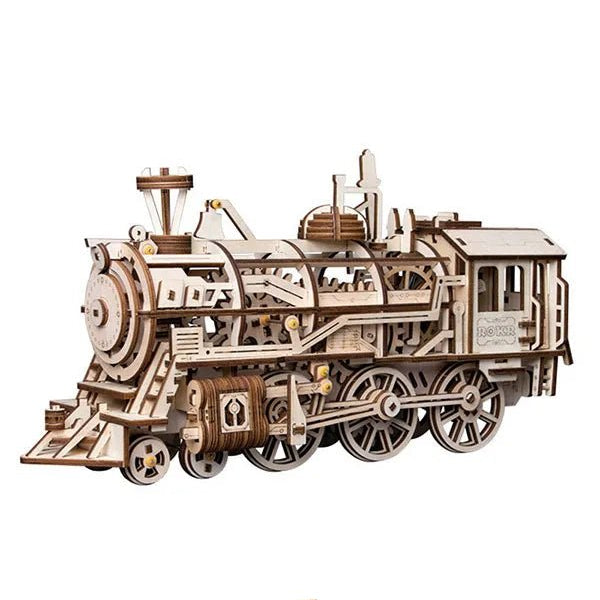 ROKR Locomotive LK701 – Mechanical Gears 3D Wooden Puzzle in Malta | LAB7