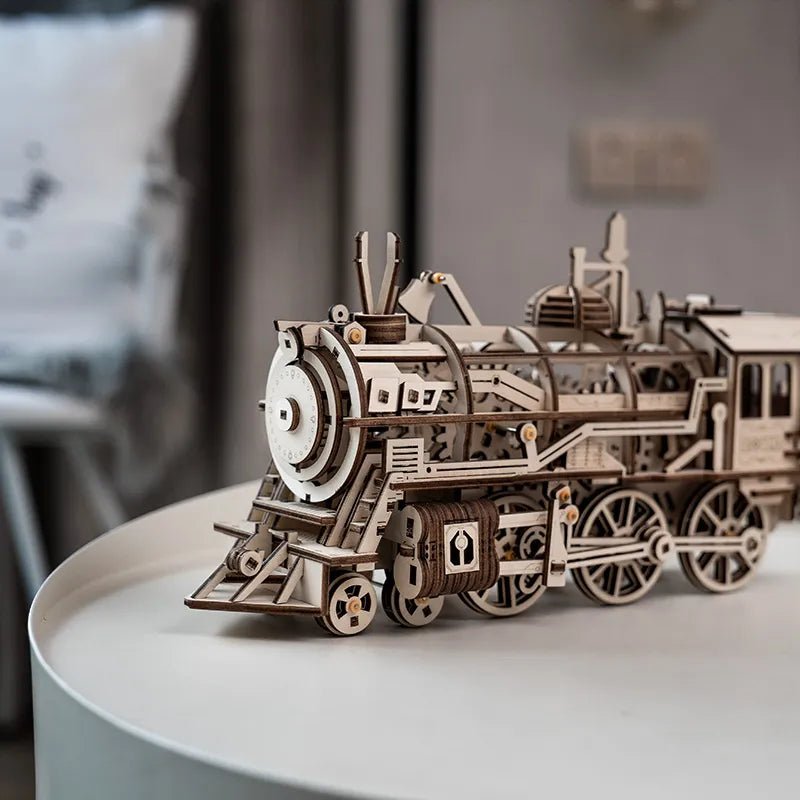 ROKR Locomotive LK701 – Mechanical Gears 3D Wooden Puzzle in Malta | LAB7