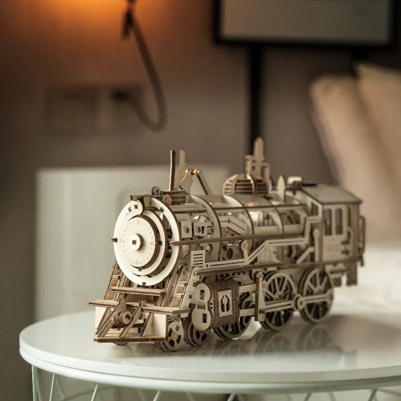 ROKR Locomotive LK701 – Mechanical Gears 3D Wooden Puzzle in Malta | LAB7