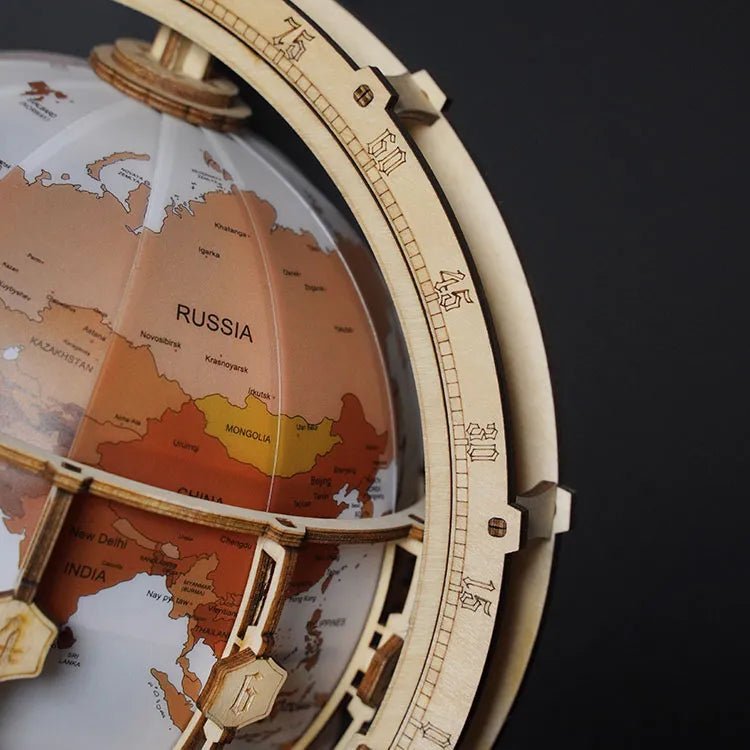 ROKR Luminous Globe 3D Wooden Puzzle ST003 by LAB7 Malta, Europe
