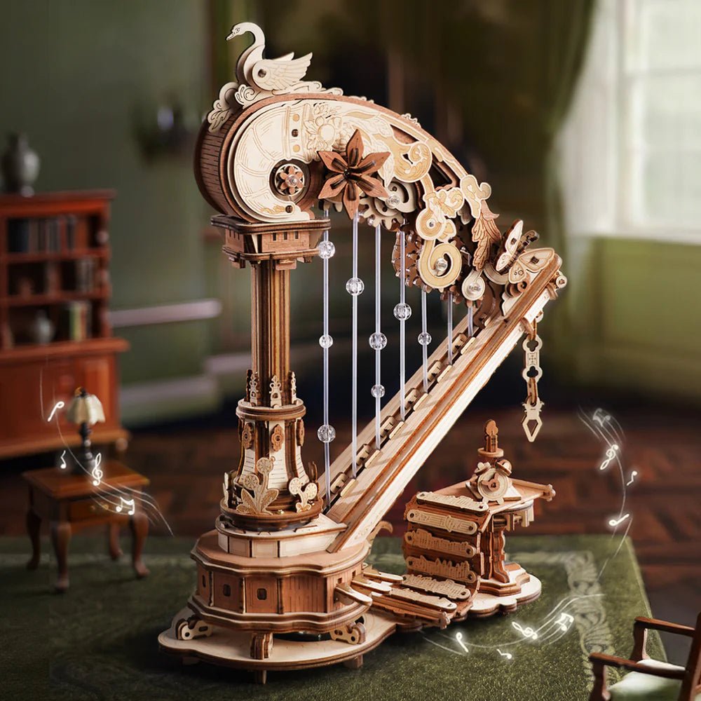 ROKR Magic Harp Music Box 3D Wooden Puzzle AMK71 in Malta | LAB7