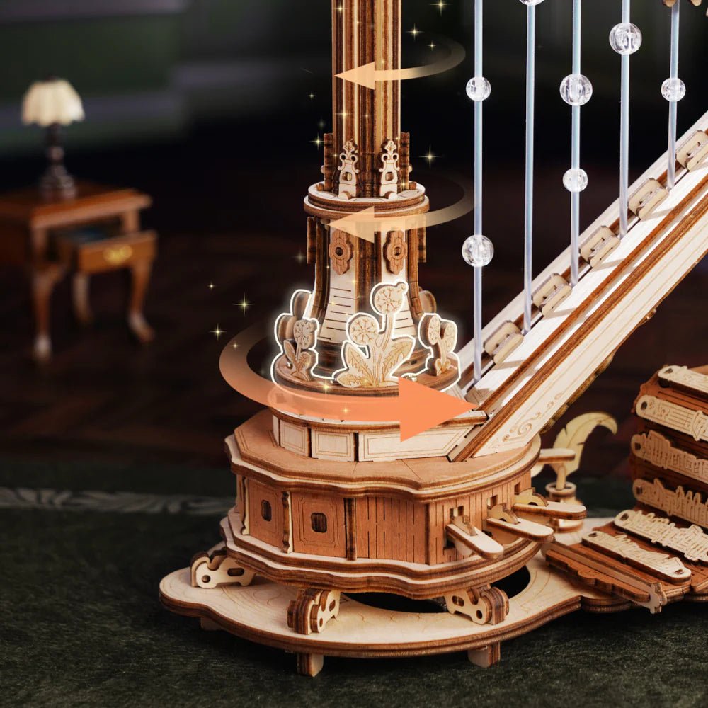 ROKR Magic Harp Music Box 3D Wooden Puzzle AMK71 in Malta | LAB7