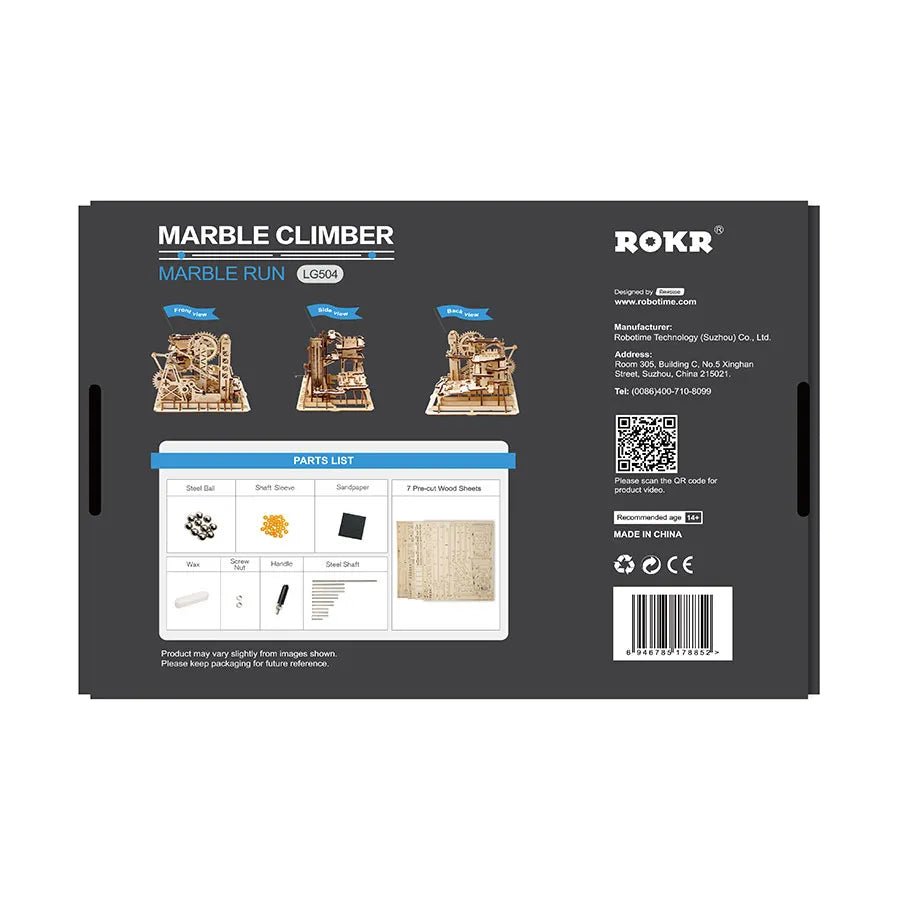 ROKR Marble Climber Fortress LG504 – 3D Wooden Marble Run Puzzle in Malta | LAB7