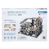 ROKR Marble Night City LGA01 – DIY 3D Wooden Marble Run Puzzle in Malta | LAB7