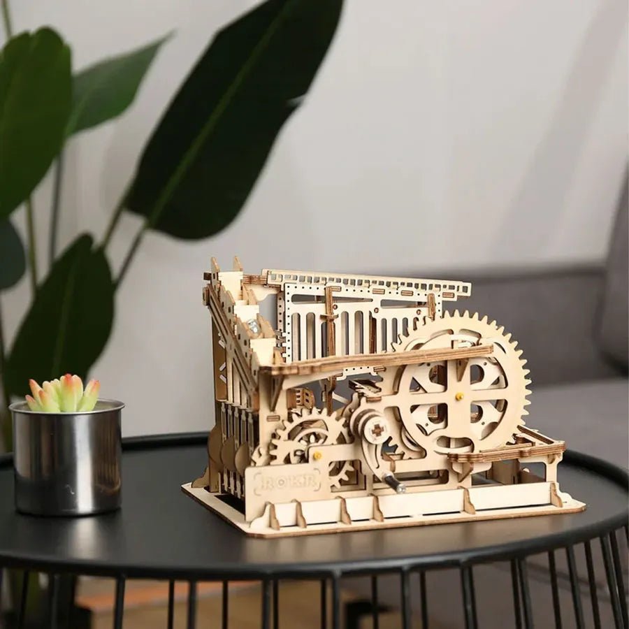 ROKR Marble Squad Trapdoors LG502 – Mechanical 3D Wooden Marble Run in Malta | LAB7