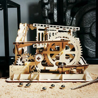 ROKR Marble Squad Trapdoors LG502 – Mechanical 3D Wooden Marble Run in Malta | LAB7