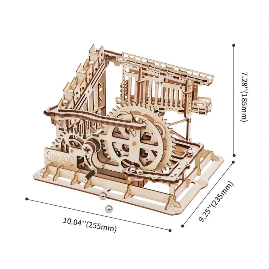 ROKR Marble Squad Trapdoors LG502 – Mechanical 3D Wooden Marble Run in Malta | LAB7
