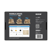 ROKR Marble Squad Trapdoors LG502 – Mechanical 3D Wooden Marble Run in Malta | LAB7