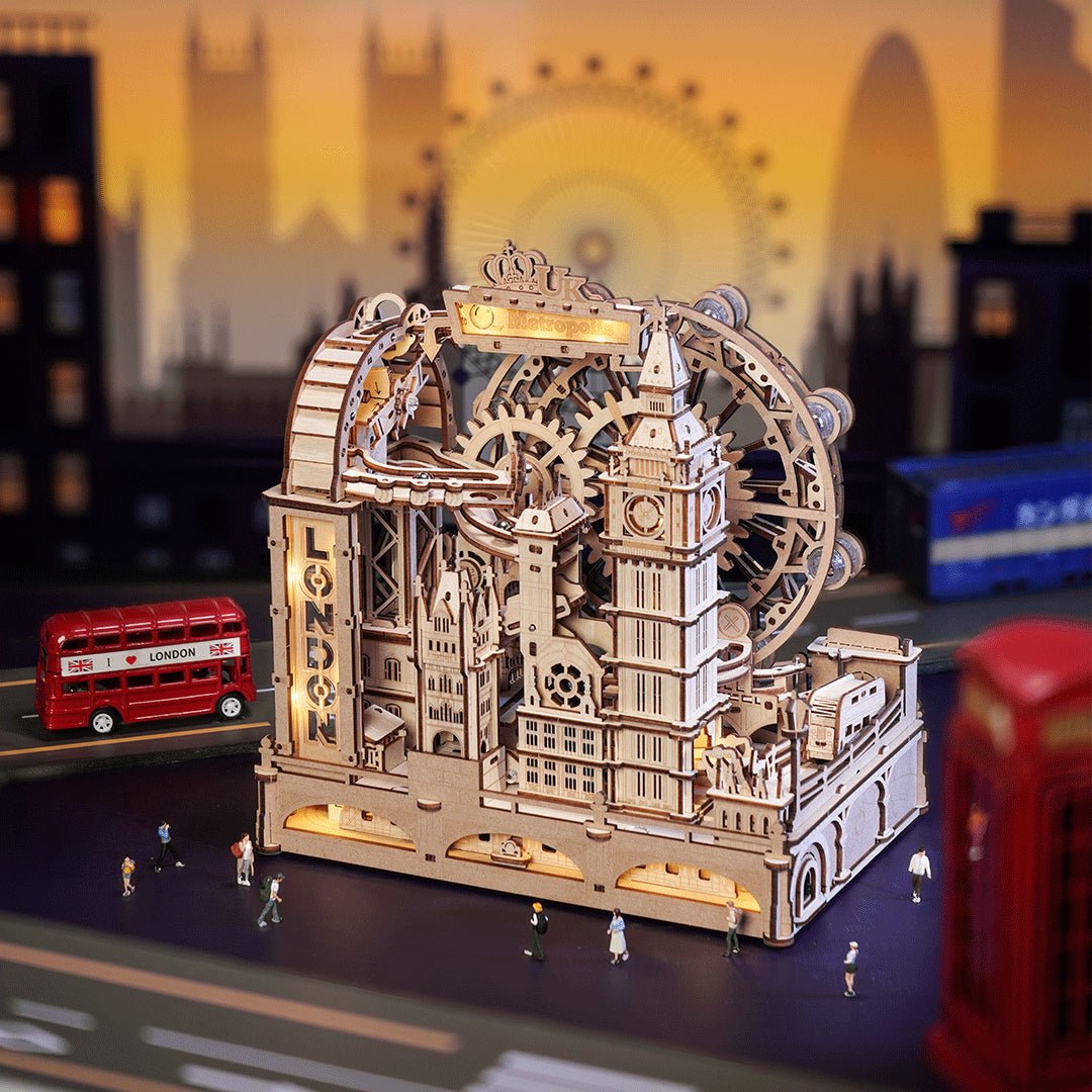 ROKR Marble Travel London EGB01 – Marble Run 3D Wooden Puzzle in Malta | LAB7
